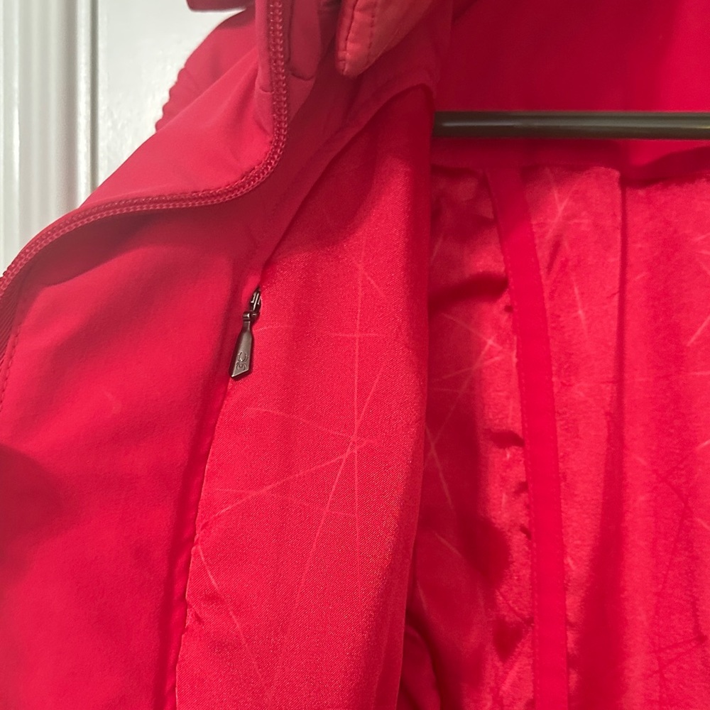 Spyder Women's Pink Ski Jacket with Fur Hood - Picture 8 of 16
